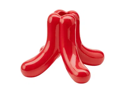 Pre-owned Ikea X Gustaf Westman Vinterfint Candlestick Red In Multi