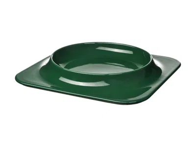 Pre-owned Ikea X Gustaf Westman Vinterfint Plate Dark Green In Multi