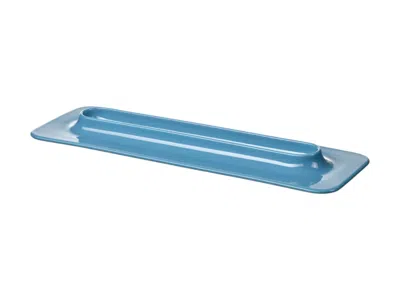 Pre-owned Ikea X Gustaf Westman Vinterfint Serving Plate Blue In Multi