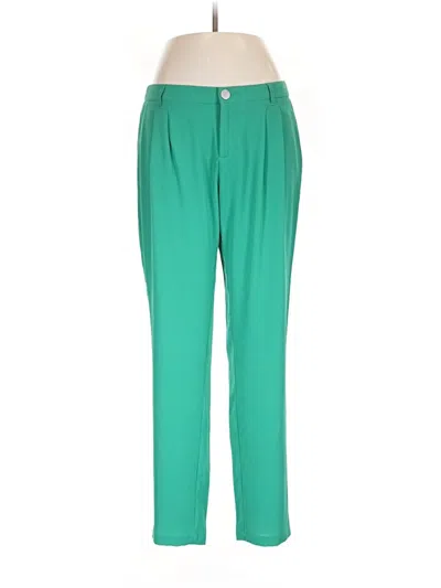 Pre-owned Ikks Casual Pants In Green