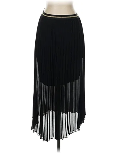 Pre-owned Ikks Formal Skirt In Black