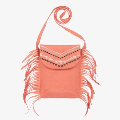 Ikks Kids'  Girls Coral Pink Shoulder Bag (18cm)