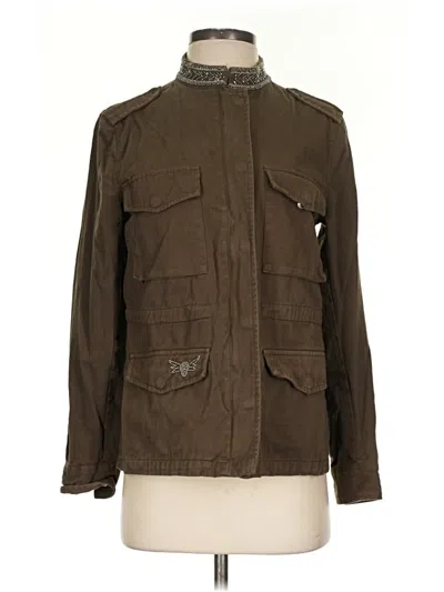 Pre-owned Ikks Jacket In Brown