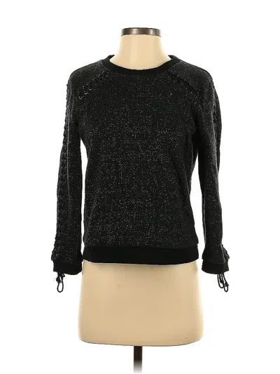 Pre-owned Ikks Pullover Sweater In Black