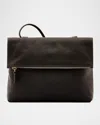 Il Bisonte Anna Fold-over Flap Leather Crossbody Bag