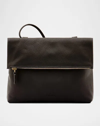 Il Bisonte Anna Fold-over Flap Leather Crossbody Bag