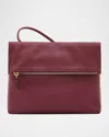 Il Bisonte Anna Fold-over Flap Leather Crossbody Bag