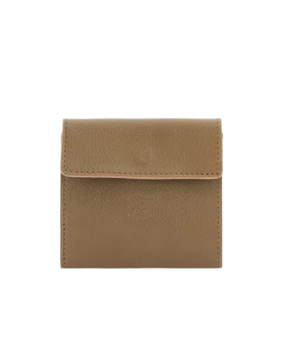 Il Bisonte Bi-fold Leather Wallet In Brown