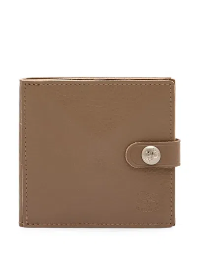 Il Bisonte Bi-fold Wallet In Neutral