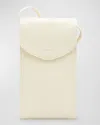 Il Bisonte Bigallo Phone Pouch Crossbody Bag In Bianco Latte