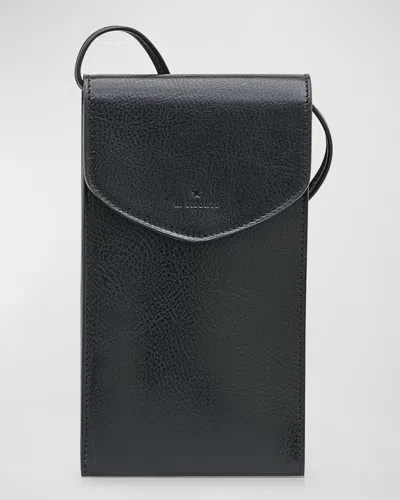 Il Bisonte Bigallo Phone Pouch Crossbody Bag In Black