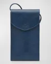 Il Bisonte Bigallo Phone Pouch Crossbody Bag In Blu Oltremare