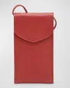 Il Bisonte Bigallo Phone Pouch Crossbody Bag In Rosso