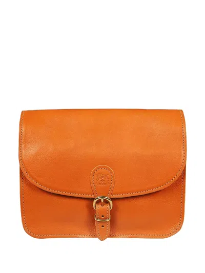 Il Bisonte Buckle-fastening Flap Shoulder Bag In Brown