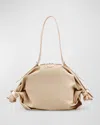 Il Bisonte Caramella Transformable Buckle Zip Tote Bag In Seashell/natural