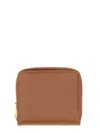 Il Bisonte Compact Brown Leather Wallet In Brown