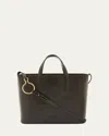 Il Bisonte Consuelo Leather Tote Bag In Black