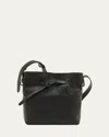 Il Bisonte Elisa Leather Bucket Bag In Black