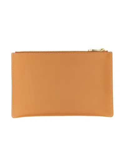 Il Bisonte Embossed Vacchetta Leather Wallet In Buff