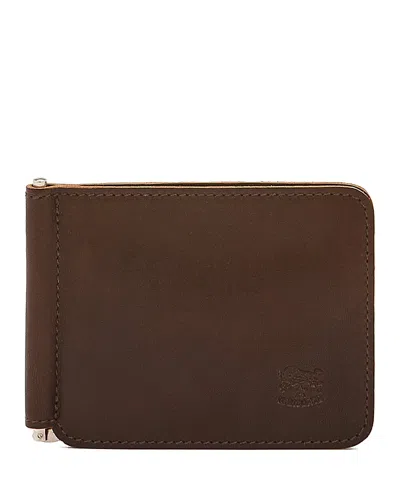 Il Bisonte Galileo Bi Fold With Money Clip In Caffe