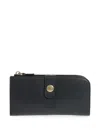 Il Bisonte Hammered Leather Wallet In Black