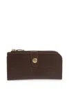 Il Bisonte Hammered Leather Wallet In Brown