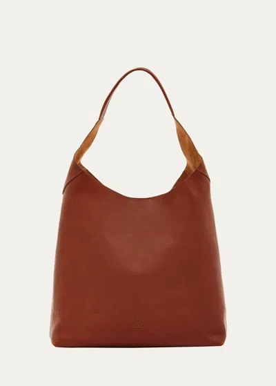 Il Bisonte Women's Le Laudi Leather Hobo Bag In Seppia