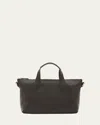 Il Bisonte Le Laudi Leather Top-handle Bag In Black