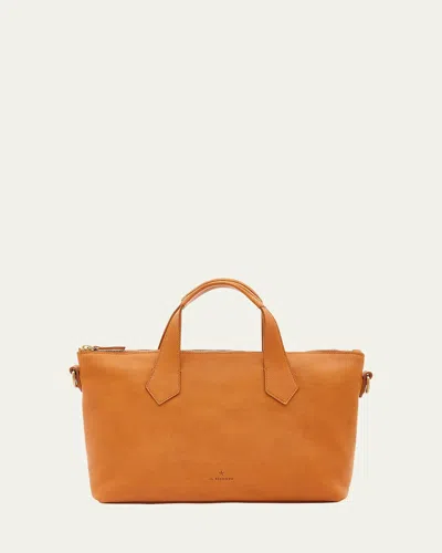 Il Bisonte Le Laudi Leather Top-handle Bag In Brown