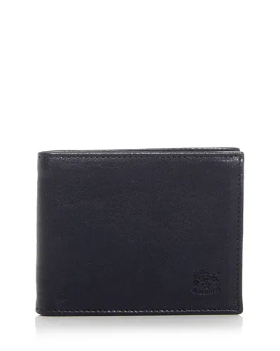 Il Bisonte Leather Bifold Wallet In Black