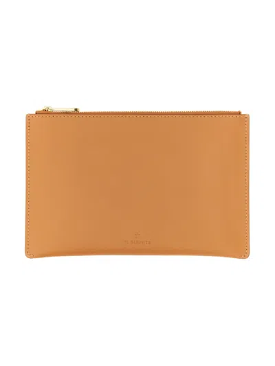 Il Bisonte Leather Case In Brown