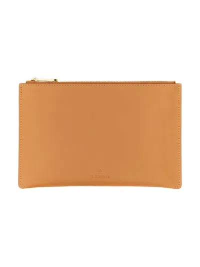 Il Bisonte Leather Case In Buff