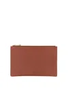 Il Bisonte Leather Case In Dark Red