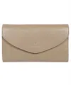 Il Bisonte Leather Clutch In Gray