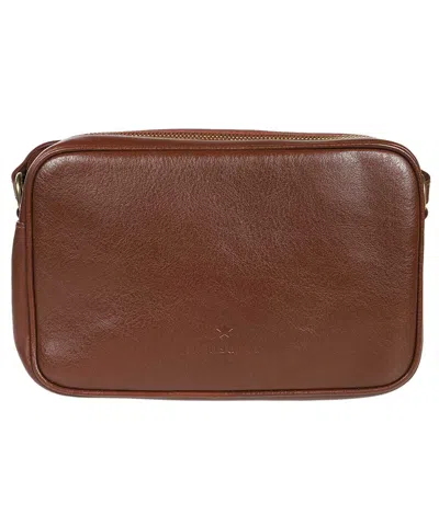 Il Bisonte Leather Crossbody Bag In Brown