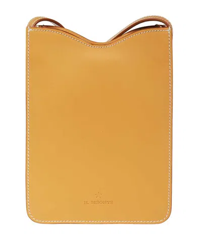 Il Bisonte Leather Crossbody Bag In Brown