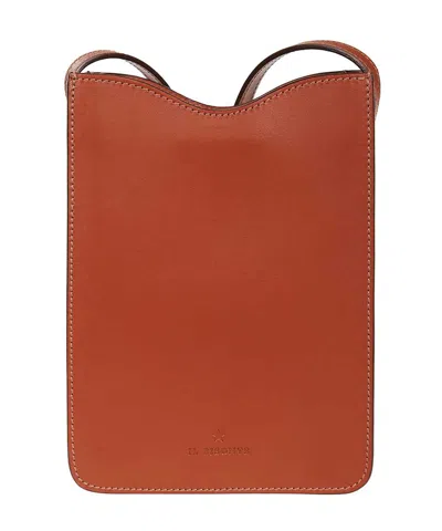 Il Bisonte Leather Crossbody Bag In Brown