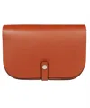 Il Bisonte Flap Closure Leather Shoulder Bag In Brown