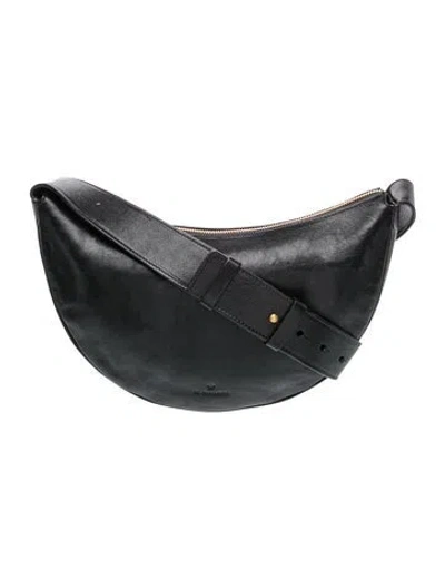 Pre-owned Il Bisonte Leather Crossbody Bag In Grey
