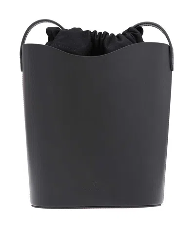 Il Bisonte Leather Shoulder Bag In Black