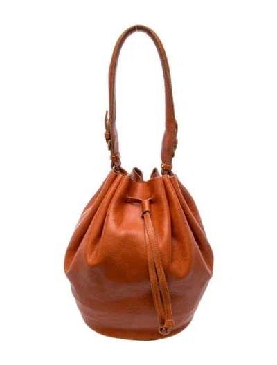 Pre-owned Il Bisonte Leather Shoulder Bag In Brown