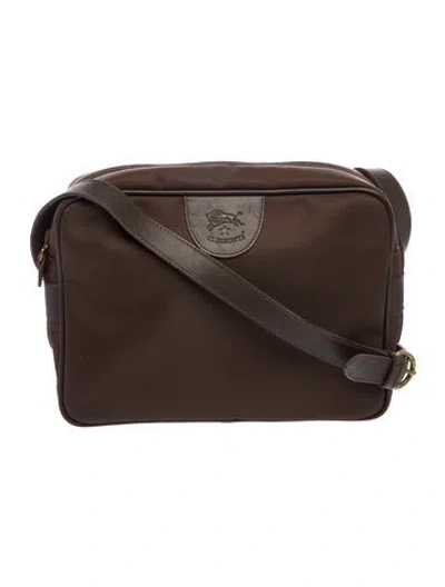 Pre-owned Il Bisonte Leather Shoulder Bag In Brown