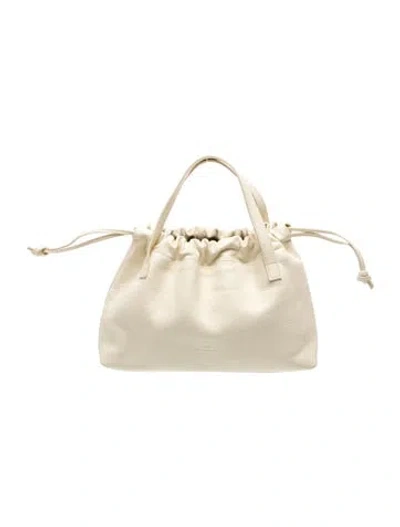 Pre-owned Il Bisonte Leather Shoulder Bag In Neutrals