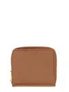 Il Bisonte Classic Zip Wallet In Orange
