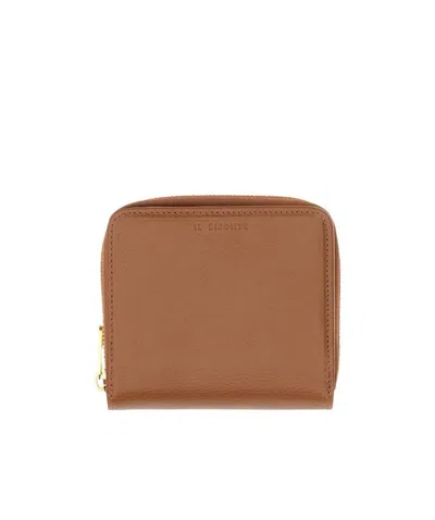 IL BISONTE IL BISONTE LOGO EMBOSSED BI-FOLD WALLET