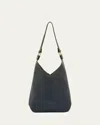 Il Bisonte Malibu Leather Shoulder Bag In Black