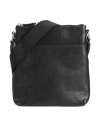 Il Bisonte Man Cross-body Bag Black Size - Leather In Black