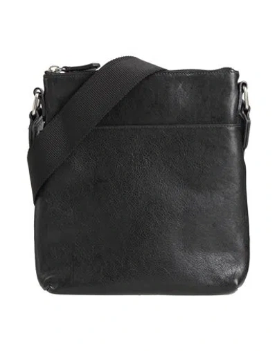 Il Bisonte Man Cross-body Bag Black Size - Leather