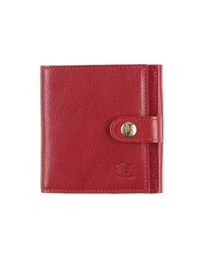 Il Bisonte Man Wallet Red Size - Cowhide