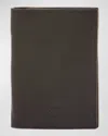 Il Bisonte Men's Cestello Medium Vertical Bifold Wallet In Black